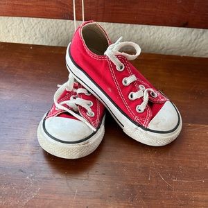 Converse Kids Red Sneakers